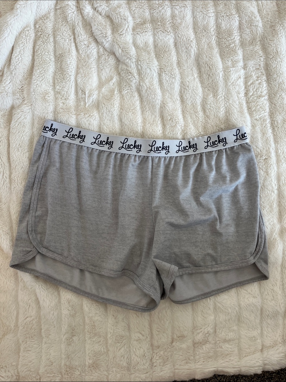 Lucky Brand Gray Women's Athletic Lounge Shorts